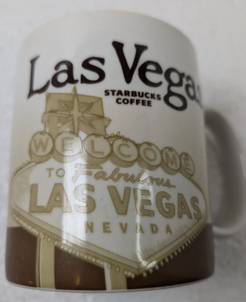 Starbucks LAS VEGAS Icon City Mug Cup YAH COFFEE POD TEA MICROWAVE SAFE souvenir
