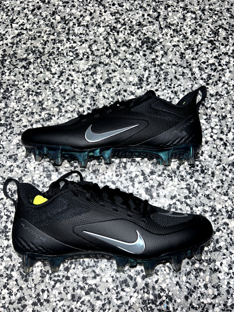 Men's Nike Alpha Huarache 8 Elite Low Lacrosse Cleats CW4439-005 Mismatched Style