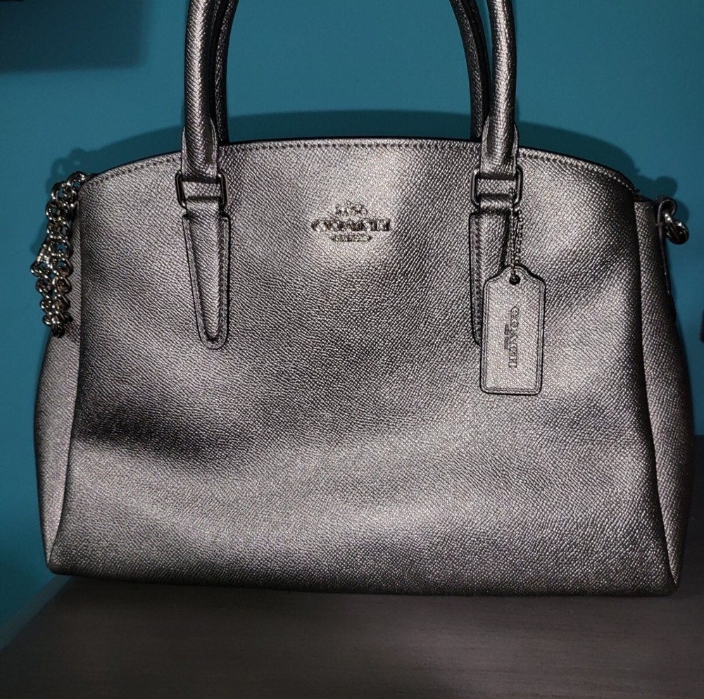Coach Medium Metallic Sage Carryall