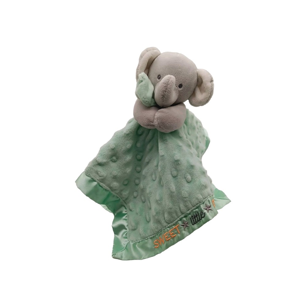 Child of Mine Carters Elephant Security Blanket Plush Lovey Sweet Little One