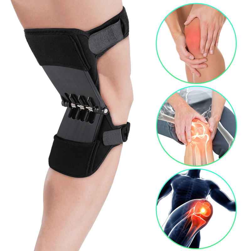Women Men Knee Support Lift Spring Force Booster Knee Brace Joint Support Pad