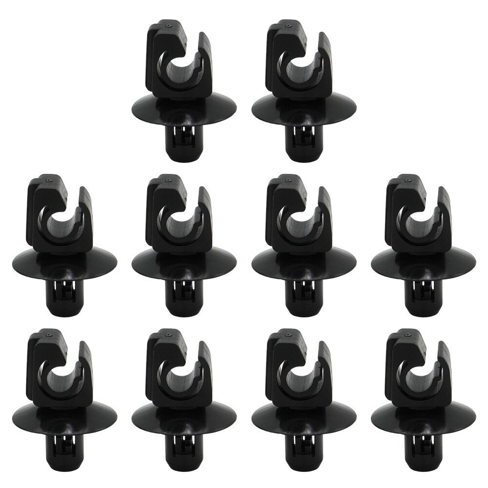 Improve Your Car's Interior with Black Fastener Fixing Set of 10 Clips