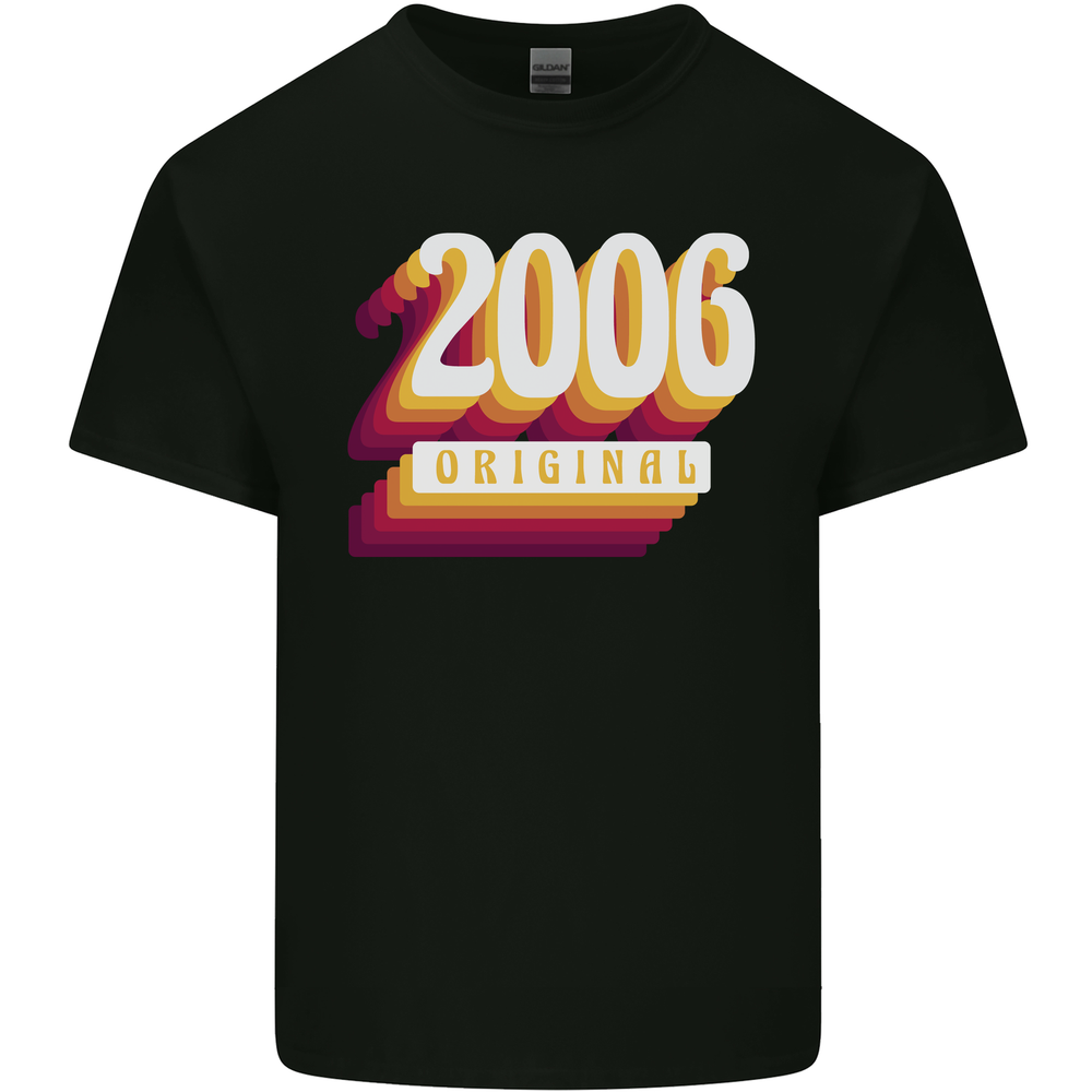 Retro 17th Birthday Original 2006 Mens Cotton T-Shirt Tee Top