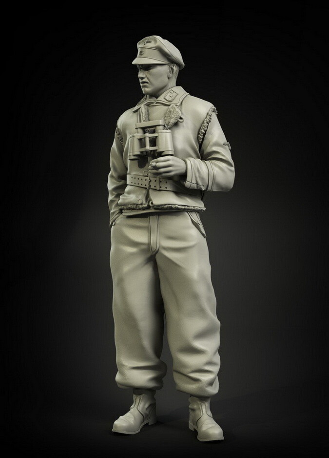 Panzer Art 1/35 German Untersturmfuhrer Kharkov