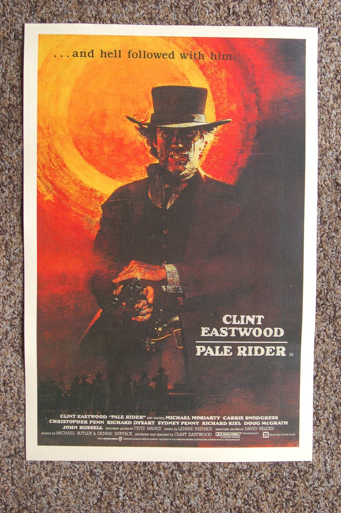 Pale Rider #2 Lobby Card Movie Poster Clint Eastwood
