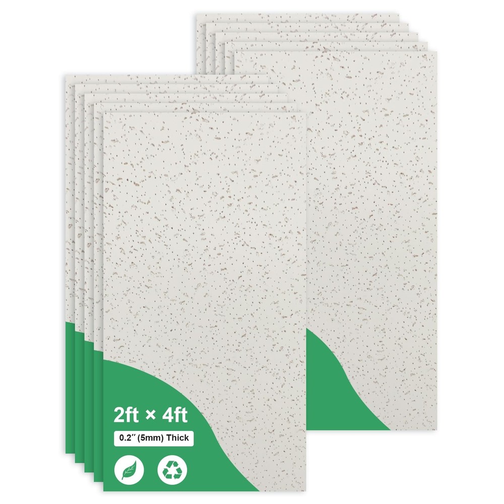 2ft x 4ft Printed Pro Ceiling Tiles - PVC Ceiling Panel 24 x 48in – Waterproo...