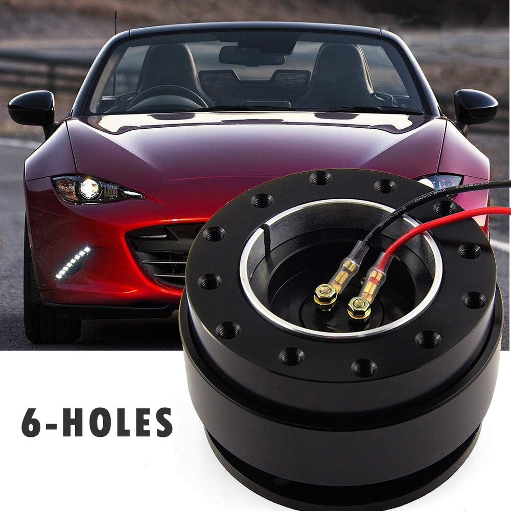 Steering Wheel Quick Release Hub Racing Adapter Snap Off Boss Trim Function NEW