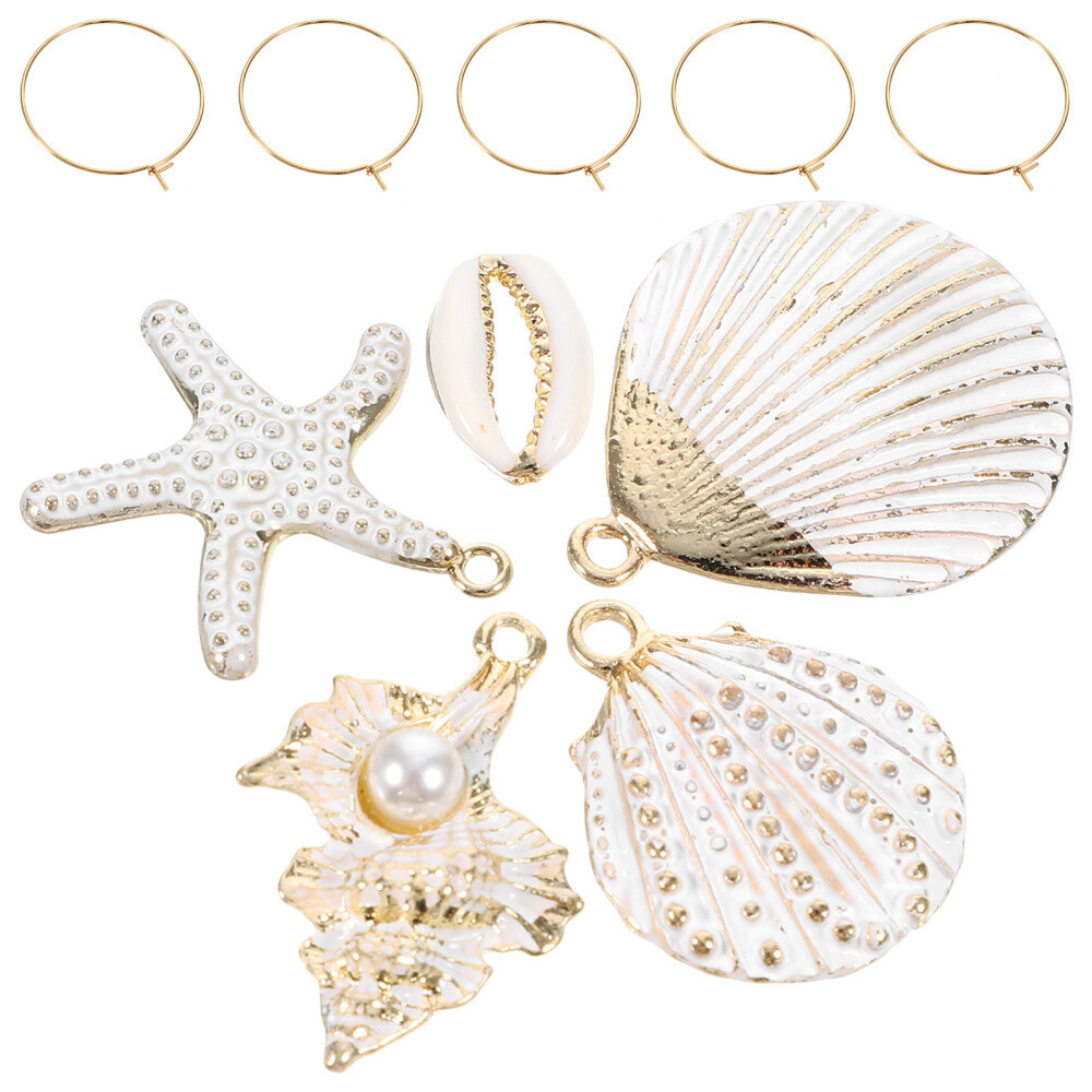 24 Pcs Sea Earring Charms Charms Earring Making Jewelry Making Supplies