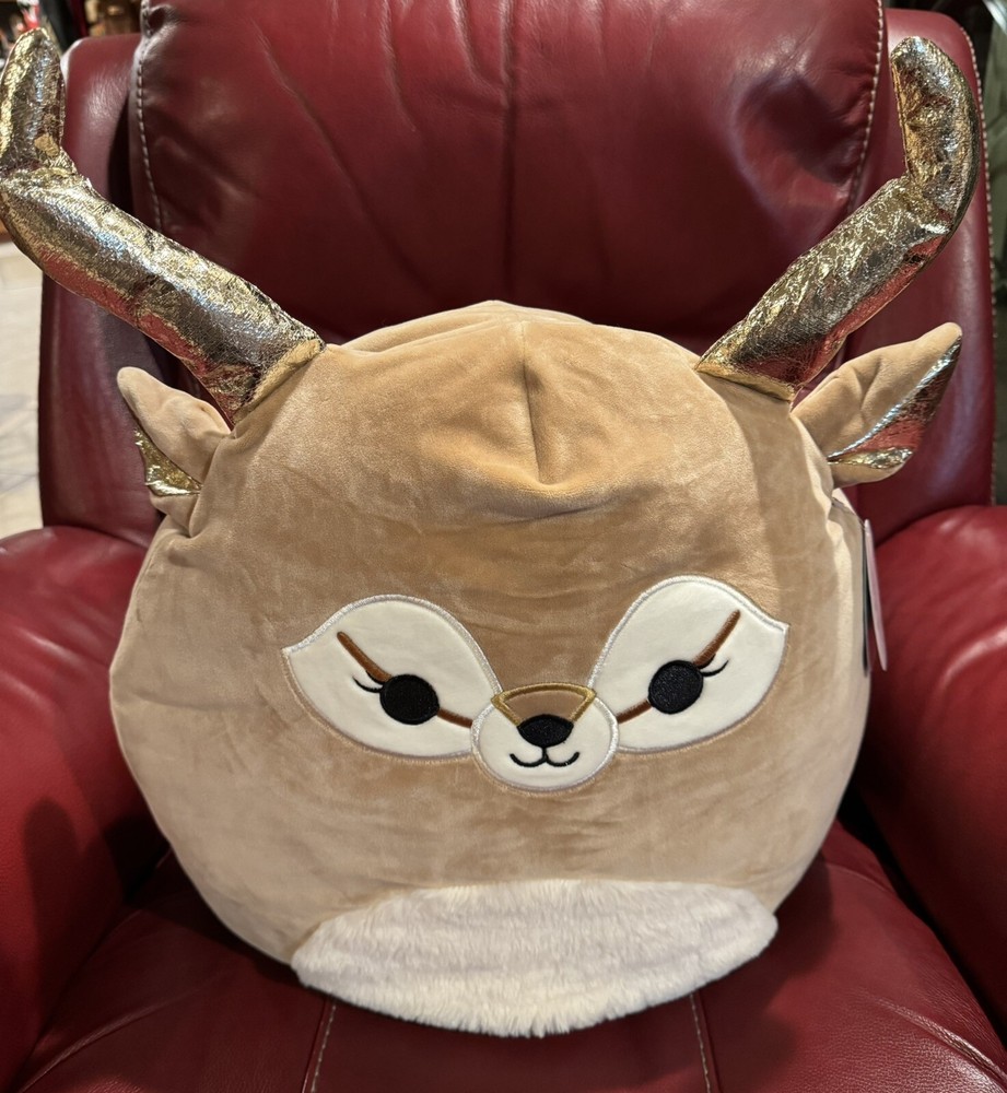 New Squishmallow Kieli BIG Plush Antelope, 18”