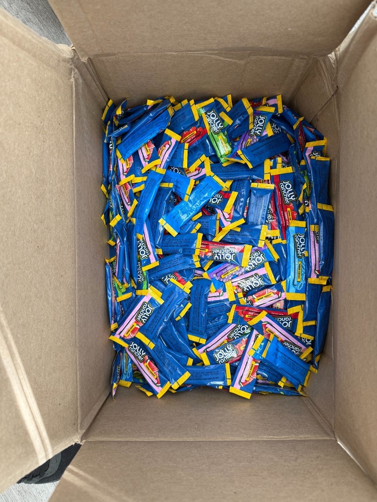 Jolly Rancher Stix Hard Candy 2 Pound sealable bag Individually Wrapped