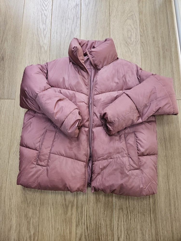 Womens New Look Puffer Rose Pink  Anorak Jacket Size 12 Fit  10-12