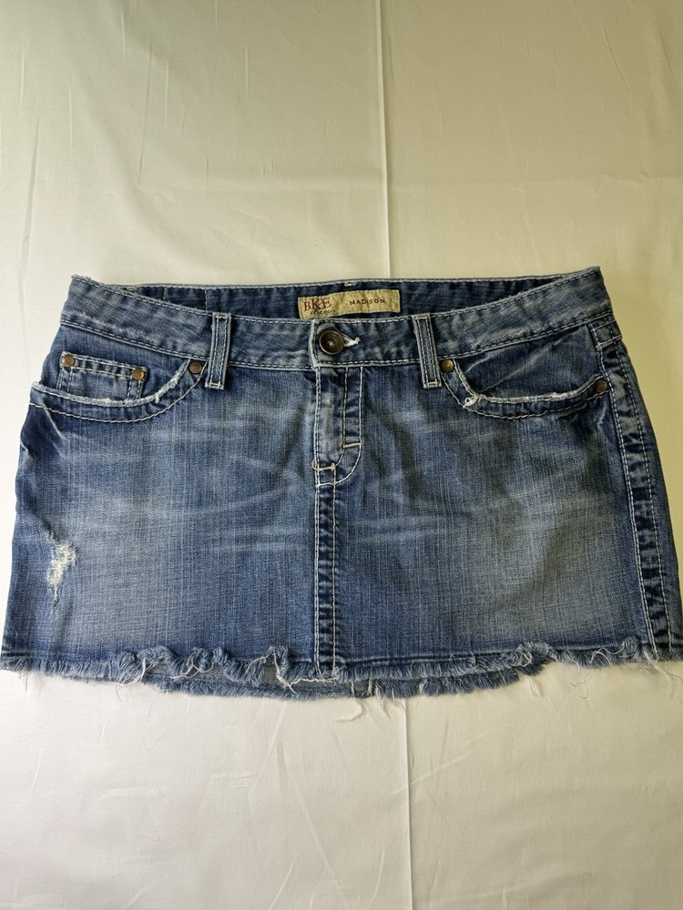 BKE Denim Madison Mini Skirt Women’s Size 29 90s Y2K Retro Style