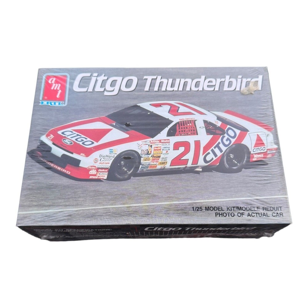 Dale Jarrett Citgo Thunderbird AMT ERTL 1:25 Scale Midel Car Kit Sealed