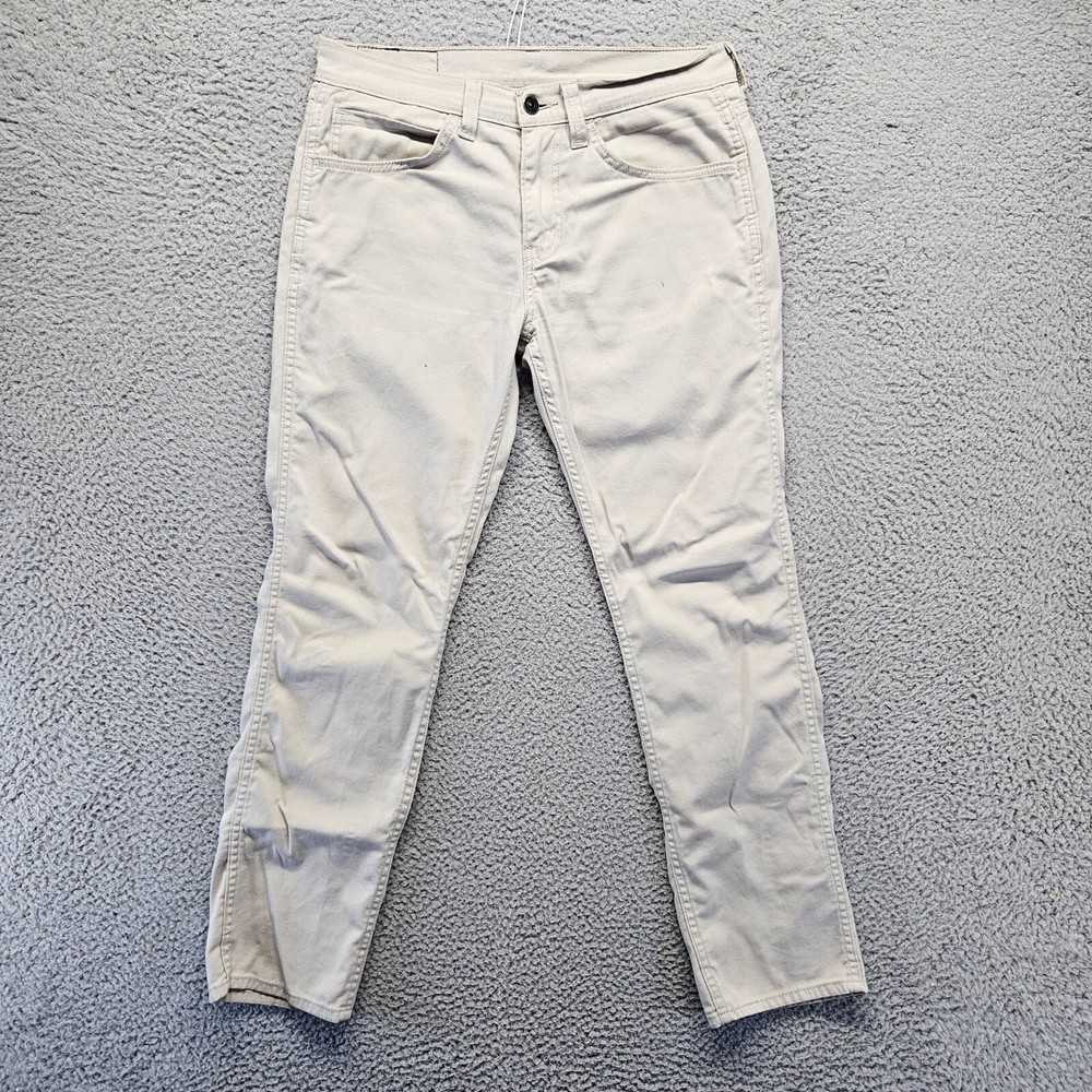 Levis 511 Jeans Mens 31x30 Beige Slim Straight Chino 5-Pocket Style