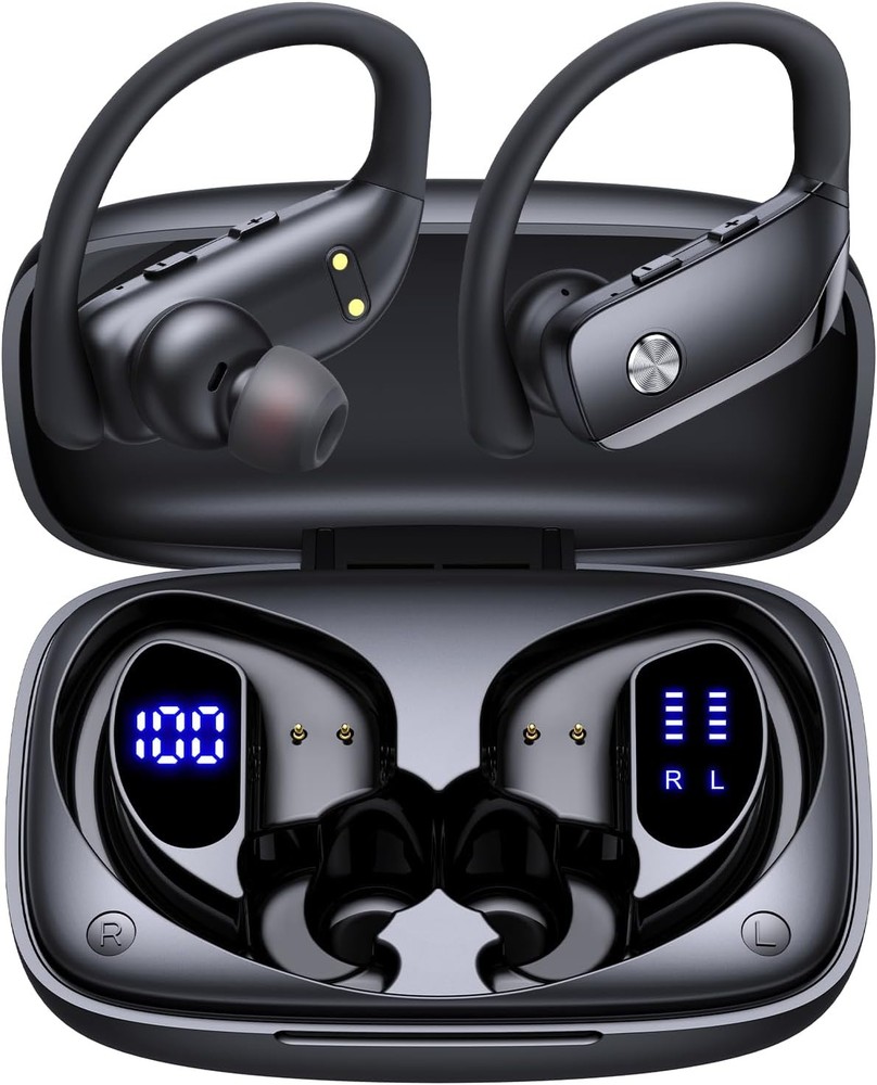 Wireless Earbuds Bluetooth Headphones Over Ear Hooks Ear Buds 80H Playtime