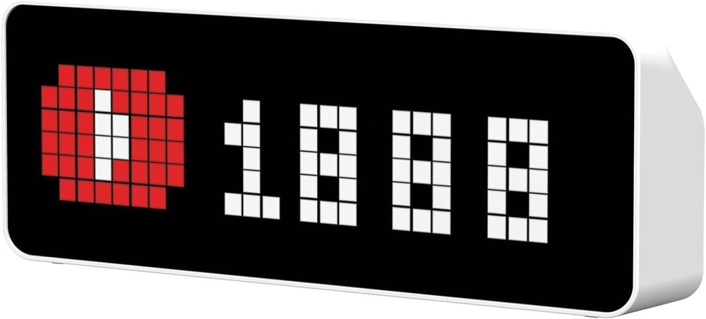 Smart Pixel Clock with Weather Forecast Games Alarm & Timer