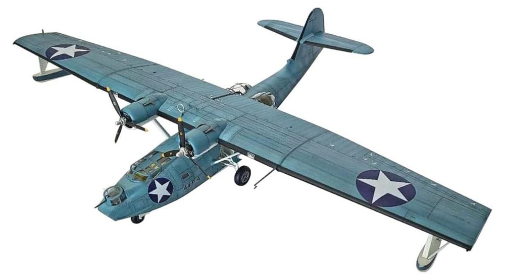 Academy 1/72 US Navy Air Corps PBY-5A Operation Catalina Midway Plastic Model 12
