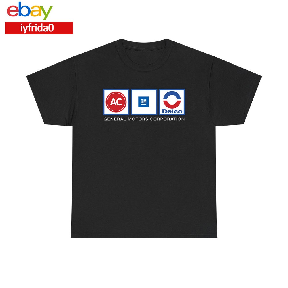 AC Delco Logo Funny Black/Navy/White/Grey Men's T-Shirt S-5XL