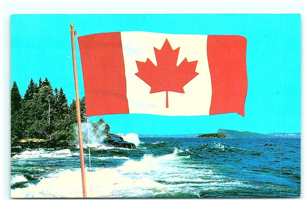 S04-0783, CANADA'S NEW FLAG, *C1950S POSTCARD