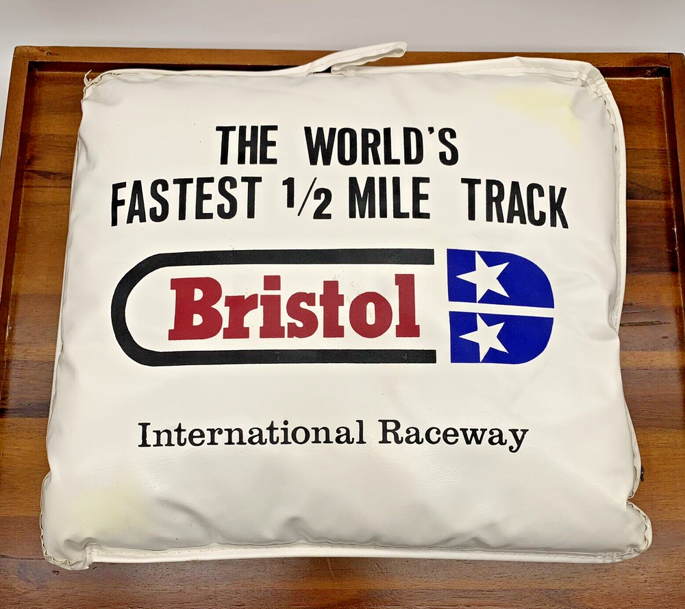 Vintage 1988 NASCAR Bristol Winston Cup Series Stadium Seat Bench Pad