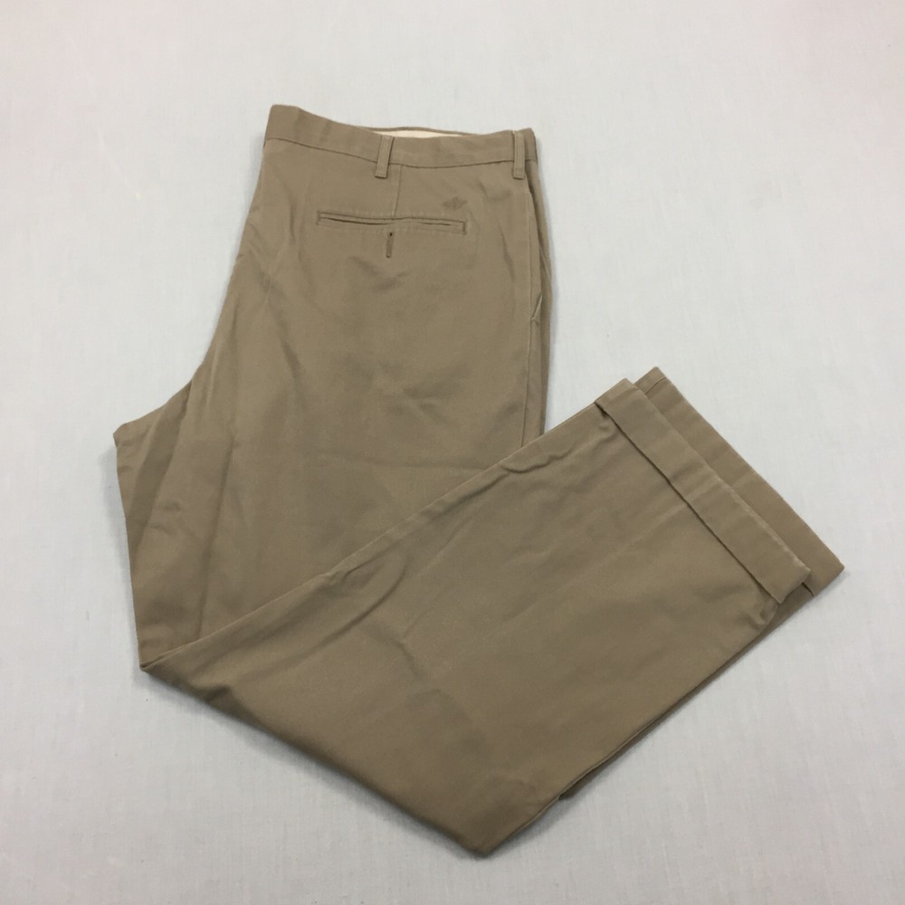 Dockers D3 Chino Trousers Cotton Pants Straight Fit Mens Size 40W 30L Beige
