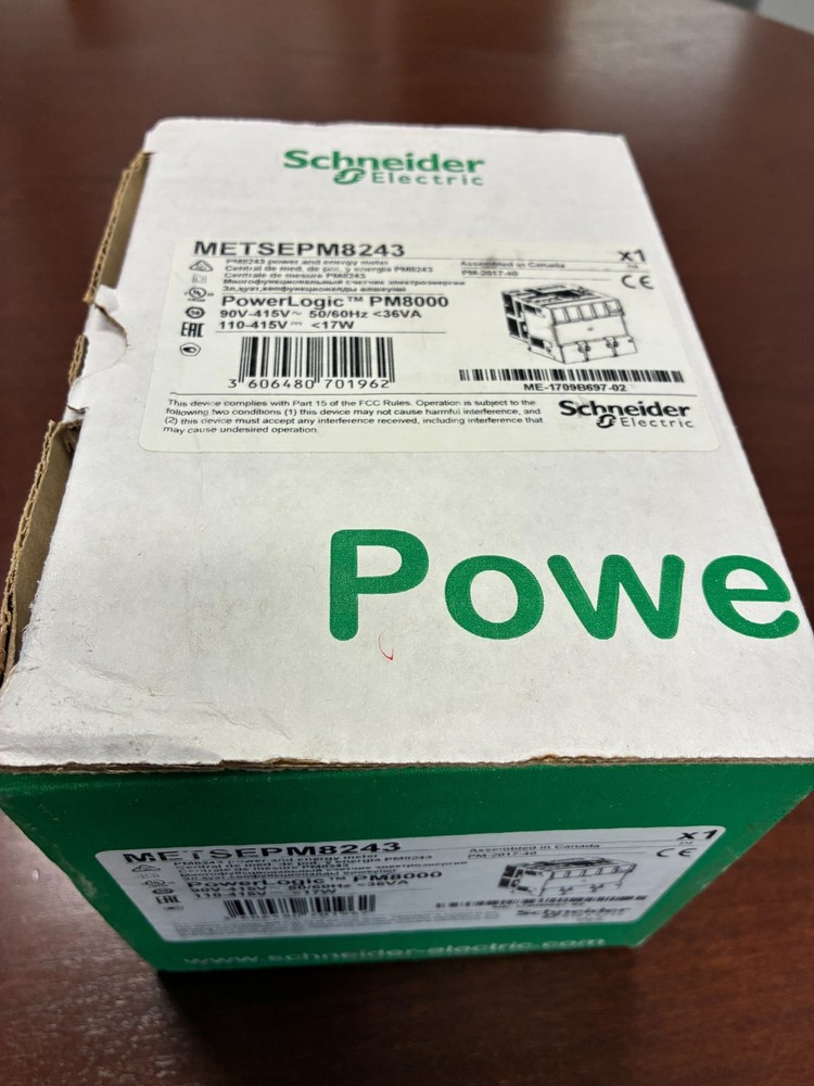 Schneider Electric PowerLogic PM8000 Meter Item# METSEPM8243 - Brand New