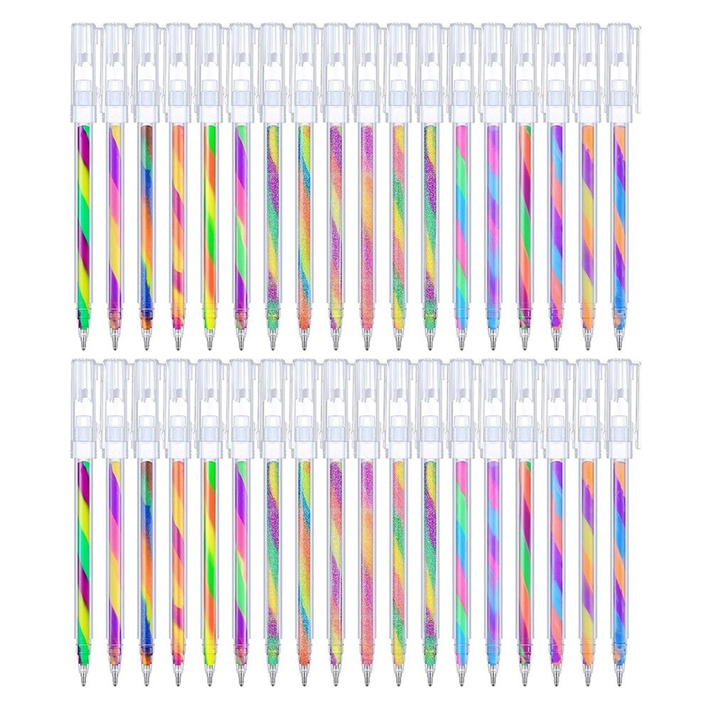 36 Pcs  Gel Pens Color Changing Glitter Neon Gel Pens  Pens for Adult9156