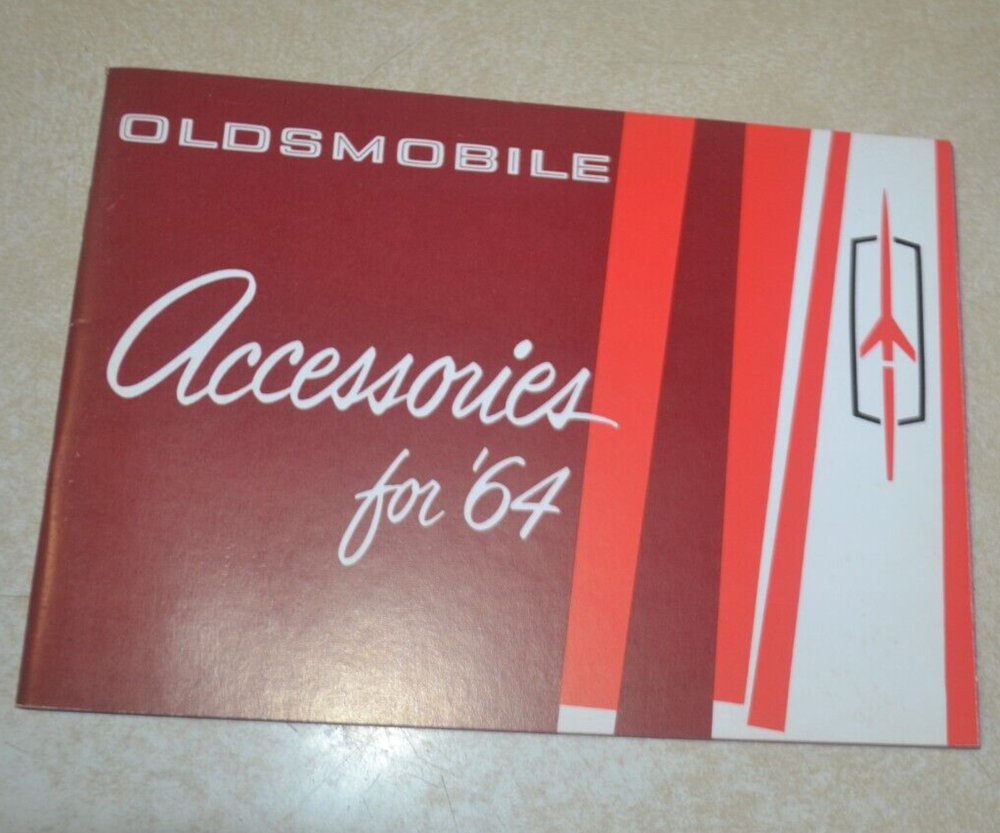 Uncirculated 1964 Oldsmobile Accessories Brochure Uncommon Great Christmas Gift