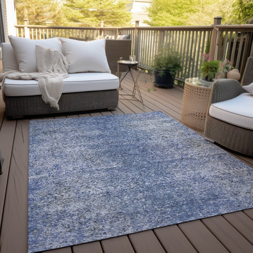 Machine Washable Indoor/ Outdoor Chantille Solid
