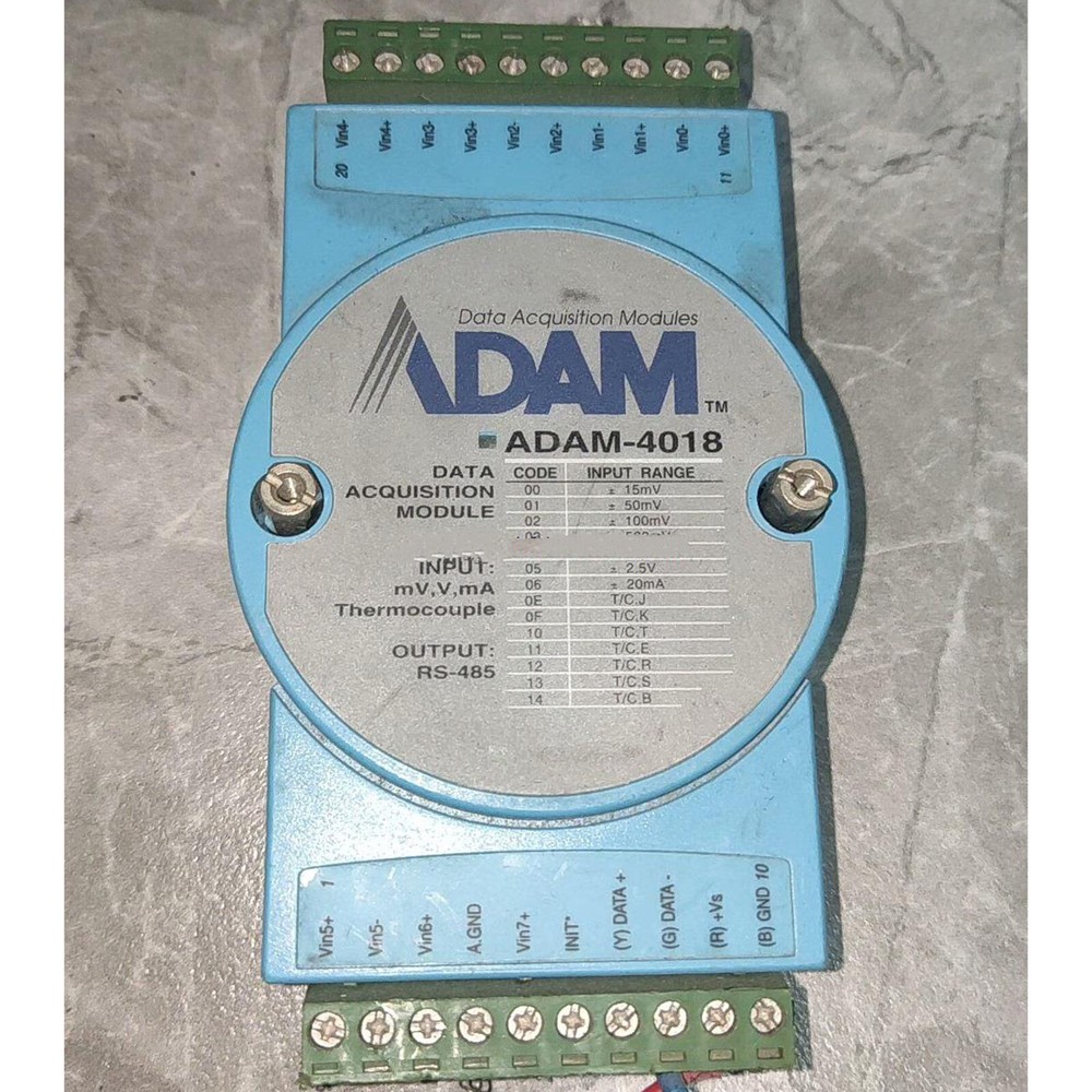 1pcs Used Advantech ADAM-4018 8-ch Thermocouple Input Module ship DHL