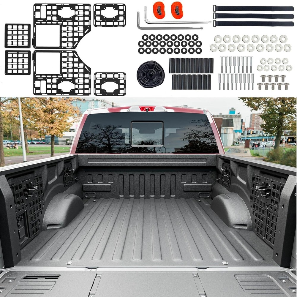 For 2015-2026 Ford F150 Side Bed Molle Panel Bed Molle System Truck Bed Panel