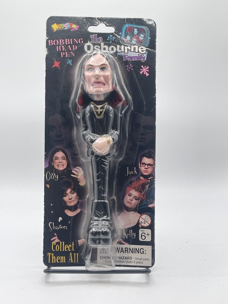 NovelToy The Osbourne Family Bobbing Head Pen Ozzy Osbourne (2002) - New