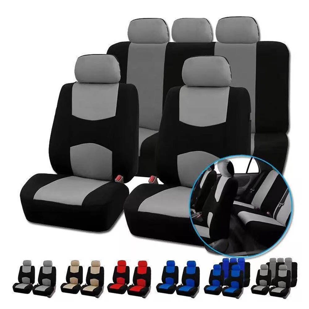 Hyundai Car 2/5 Seat Cover Set Cloth Front Rear Cushion Mat