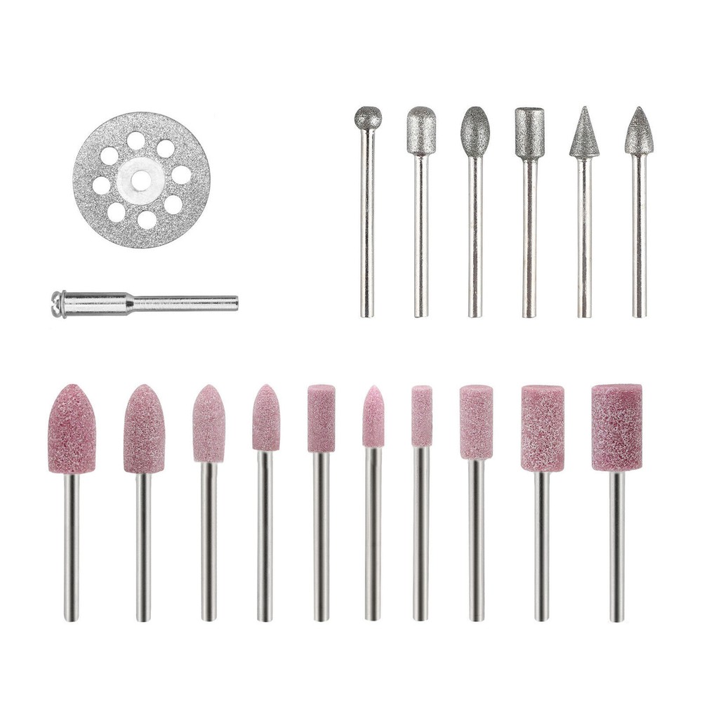 Diamond Grinding Carving Cutting Wheel Burr Polishing Bit Set For Rotary Tool N