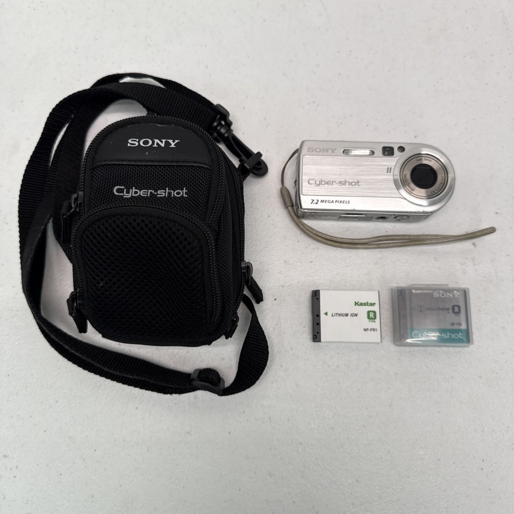 Sony Cyber-shot DSC-P150 7.2MP Digital Camera Tested with 2 Batteries