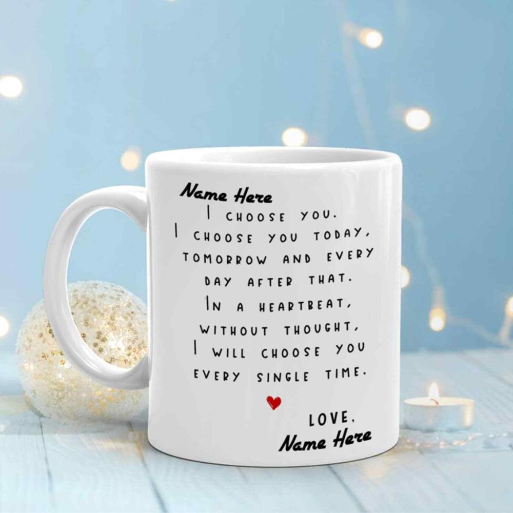 Personalized Mug Valentine's Day Gift For Your Loved One Mugs Coffee Mug Boyfrie