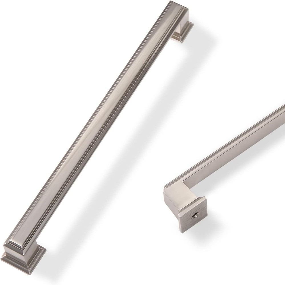 10 Pack 7.5 Inch(192Mm) Brushed Satin Nickel Cabinet Handles Cabinet Handles