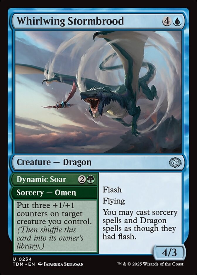 MTG Whirlwing Stormbrood Tarkir Dragonstorm 234/485 Lightly Played