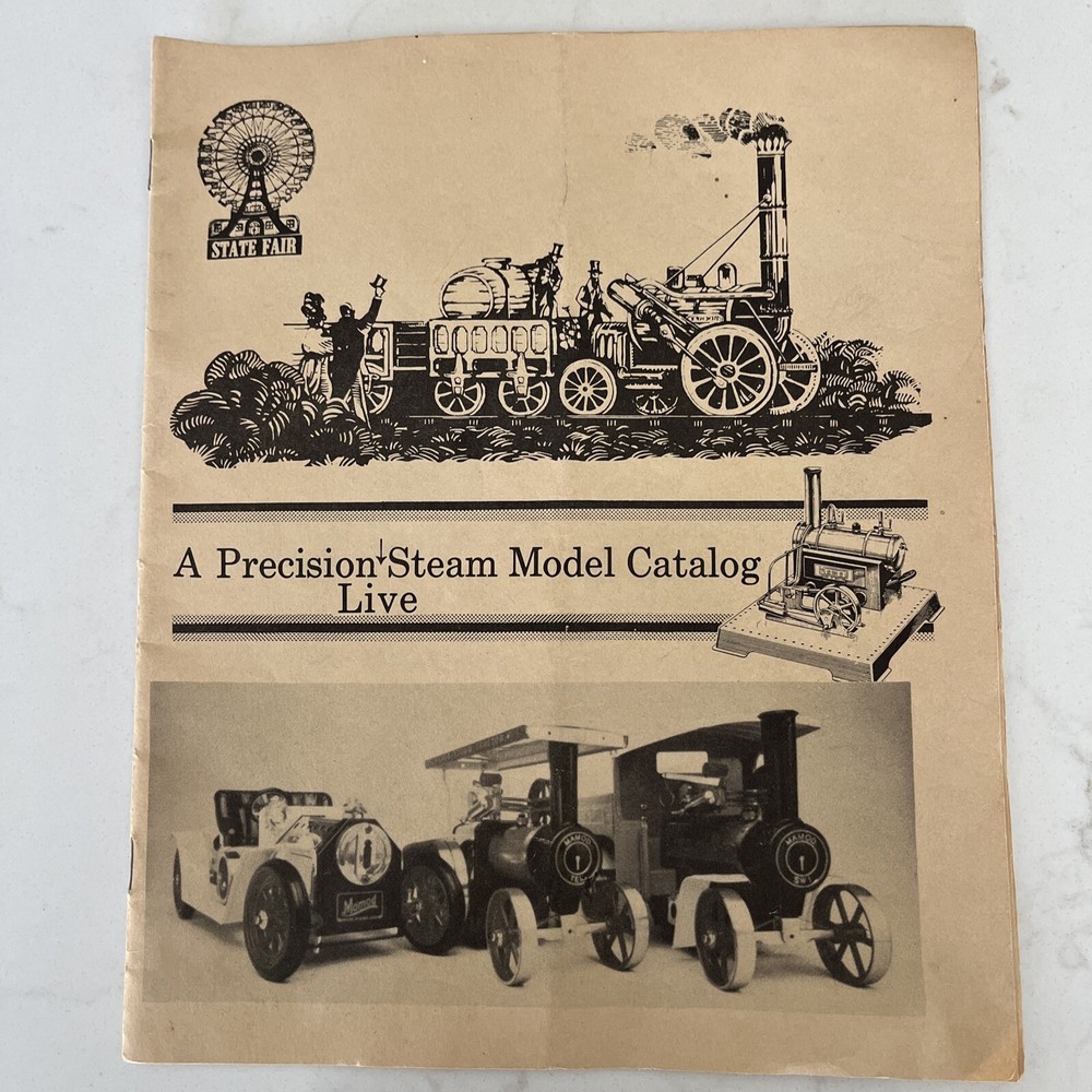 Vintage Catalog called “A Precision Steam Model Catalog Live”