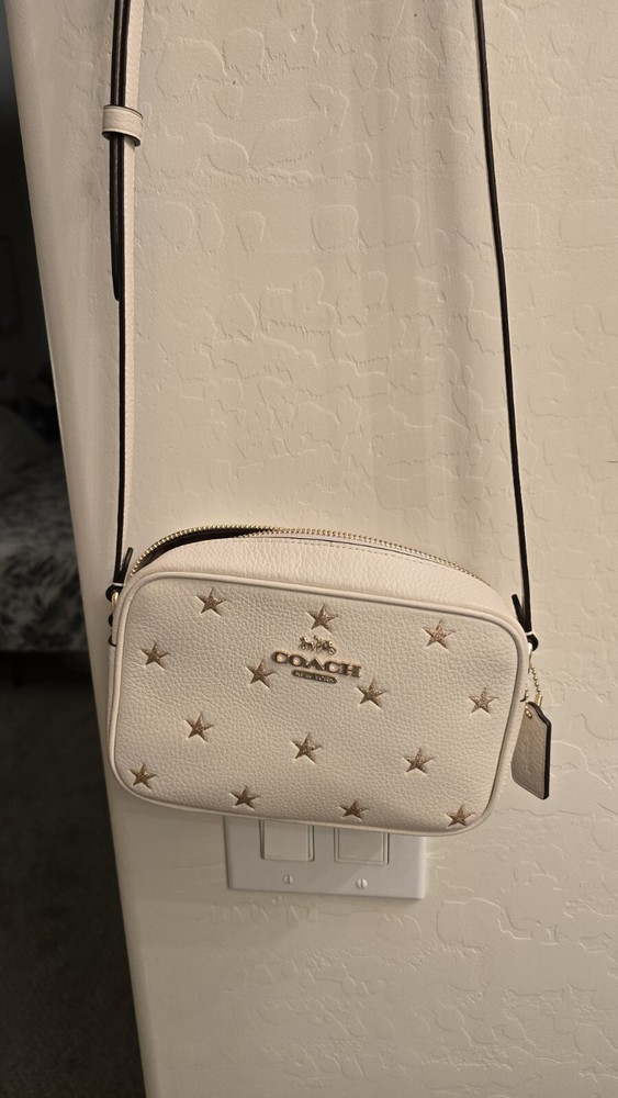 Coach Mini Jamie Camera Bag Featuring Chic Star Print Design