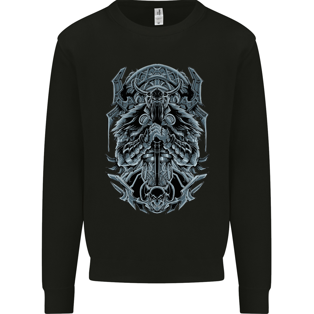 Viking God Odin Valhalla Norse Warrior Mens Sweatshirt Jumper