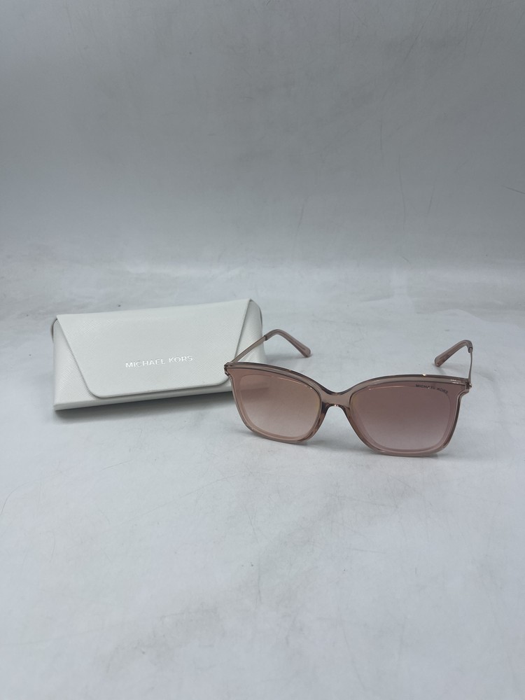 Michael Kors Zermatt Women’s Rose Gold Mirror Gradient Pink Sunglasses