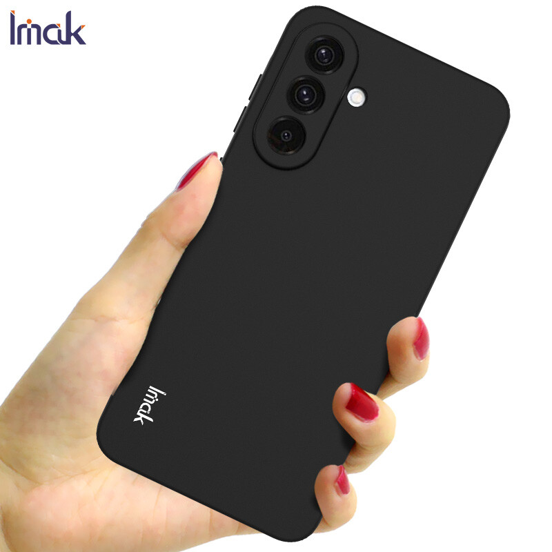 IMAK Soft Rubber Case for Samsung Galaxy A36 in Classic Black