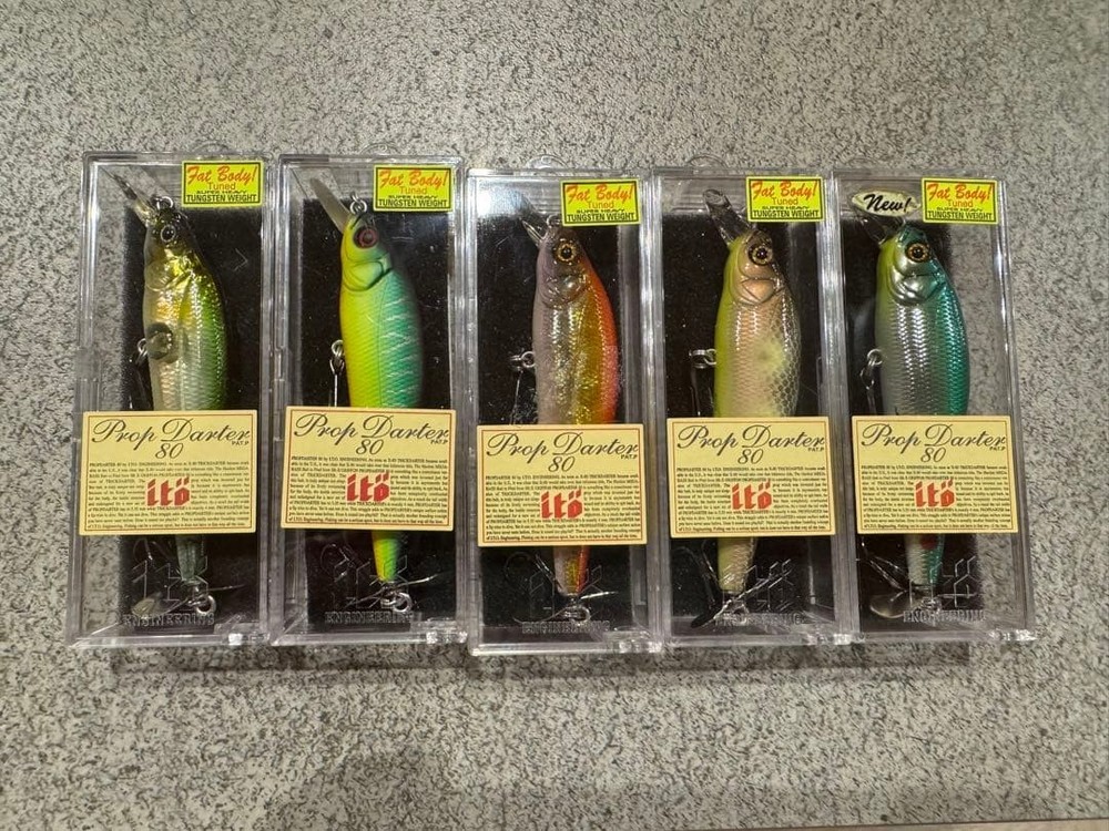 Megabass Prop Dartez 80 Lure 5pcs Topwater Fishing Baits New