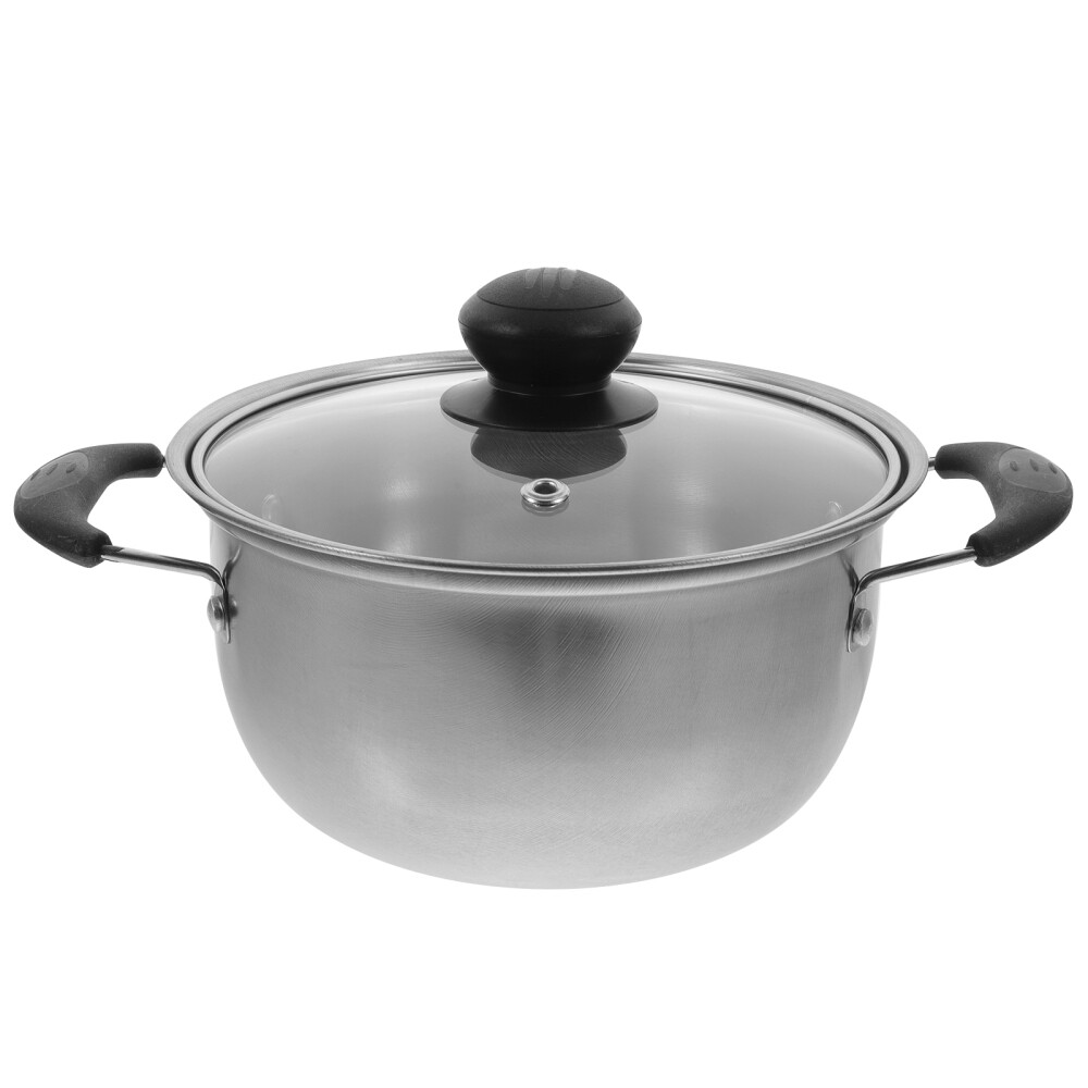 Nonstick Stainless Steel Milk Stockpot with Lid for Baby Food Cooking