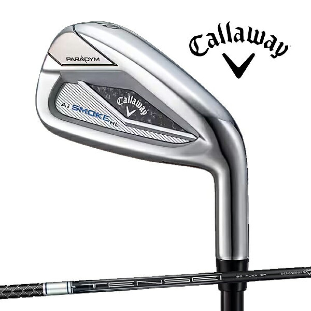 Callaway PARADYM Ai smoke HL ironset 6-9+Pw TENSEI graphite shaft Flex Regular