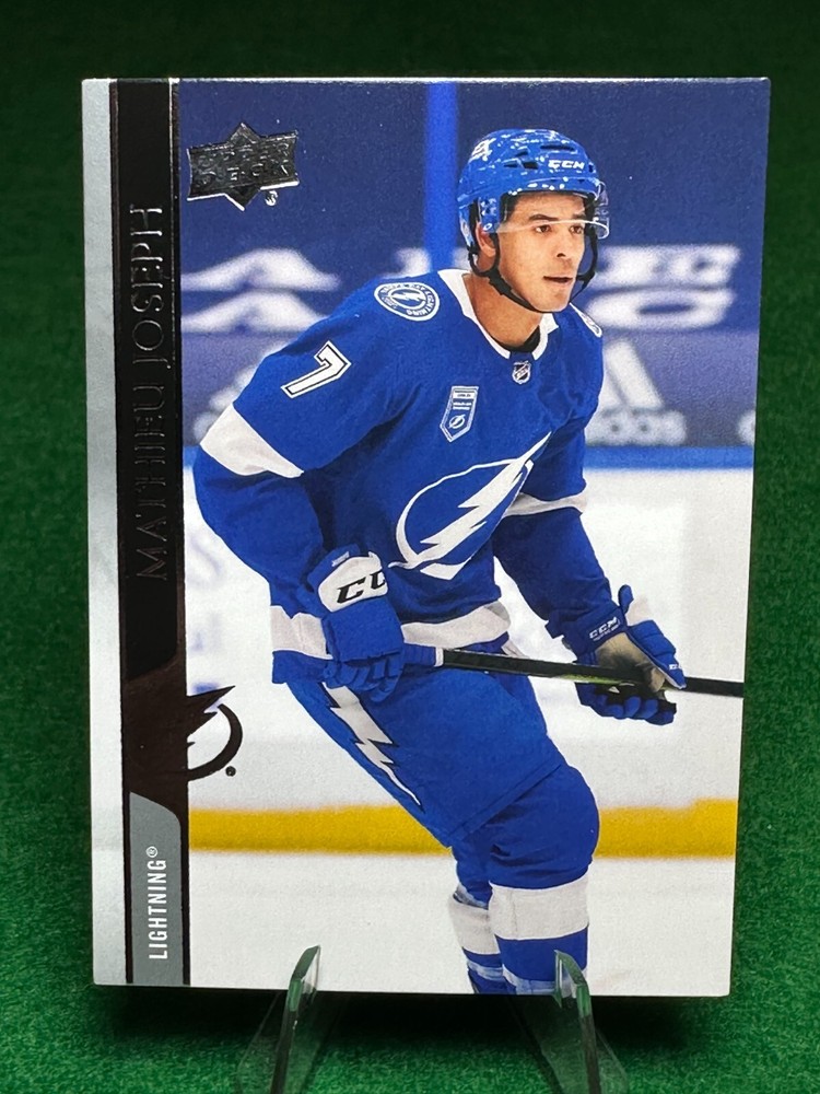 2020-21 Upper Deck Extended Series #625 Mathieu Joseph Tampa Bay Lightning