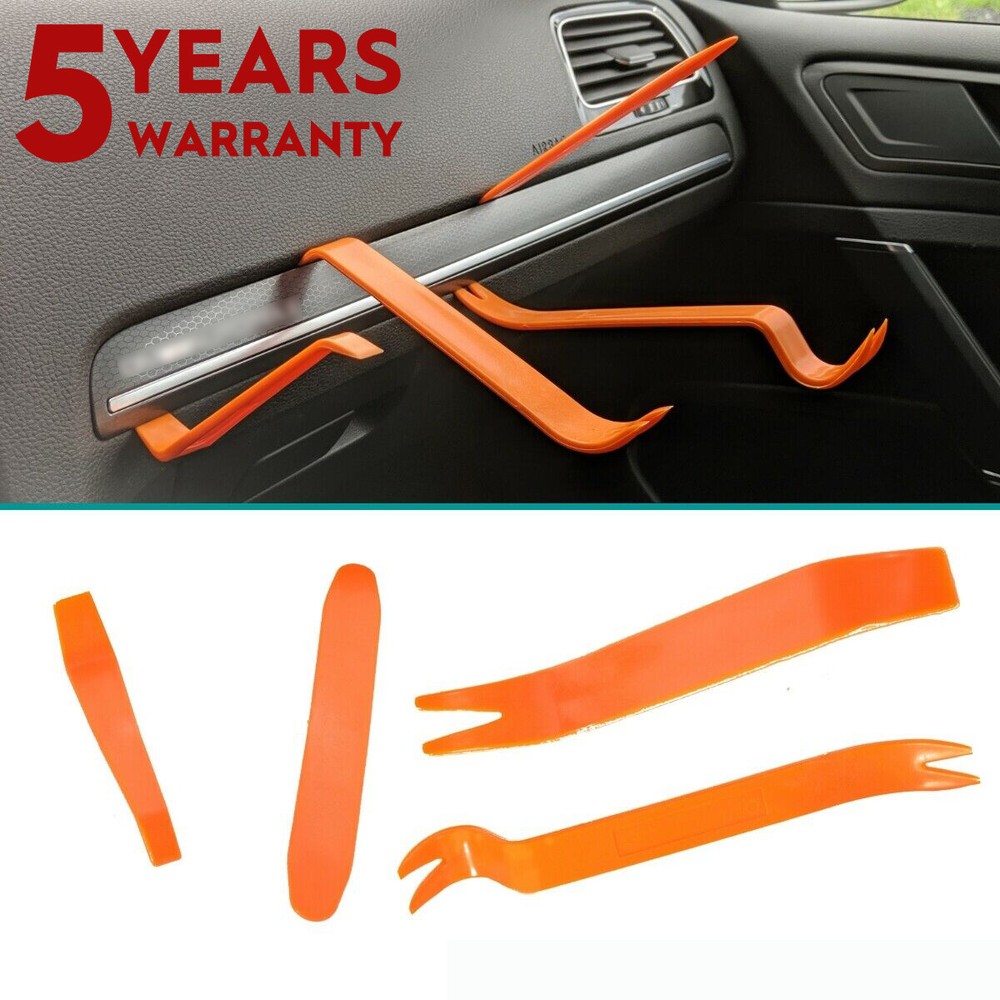 4PC Auto Upholstery Dash Panel Pry Tool for Car Audio Installation
