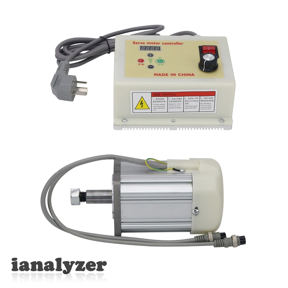 220V 2.2KW 4500RPM Brushless Motor with Threaded Keyed Shaft