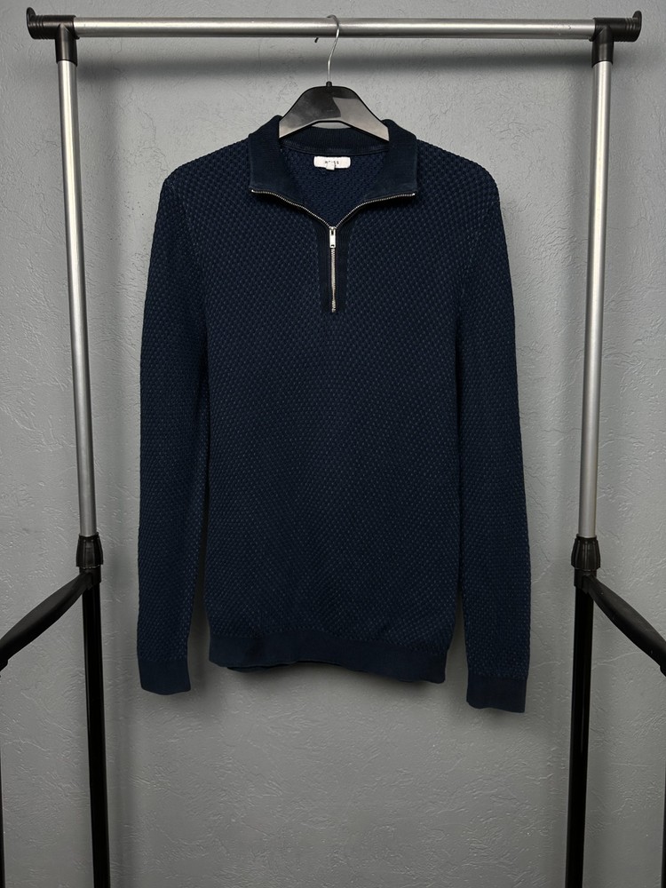 Reiss Mens Quarter 1\4 Zip Sweater Size S